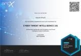 Cyber Threat Intelligence 101 certificate