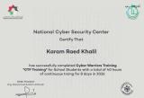 Cyber Warriors Training – CTF Training certificate